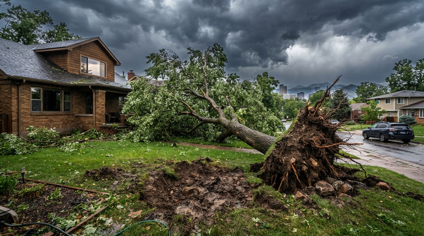 Windstorm Uprooting