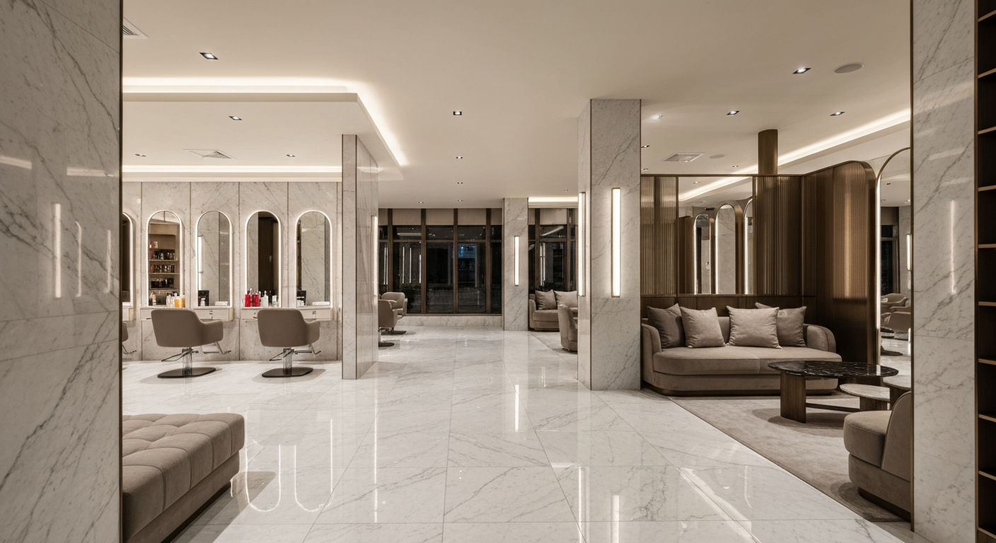 Luxurious salon interior