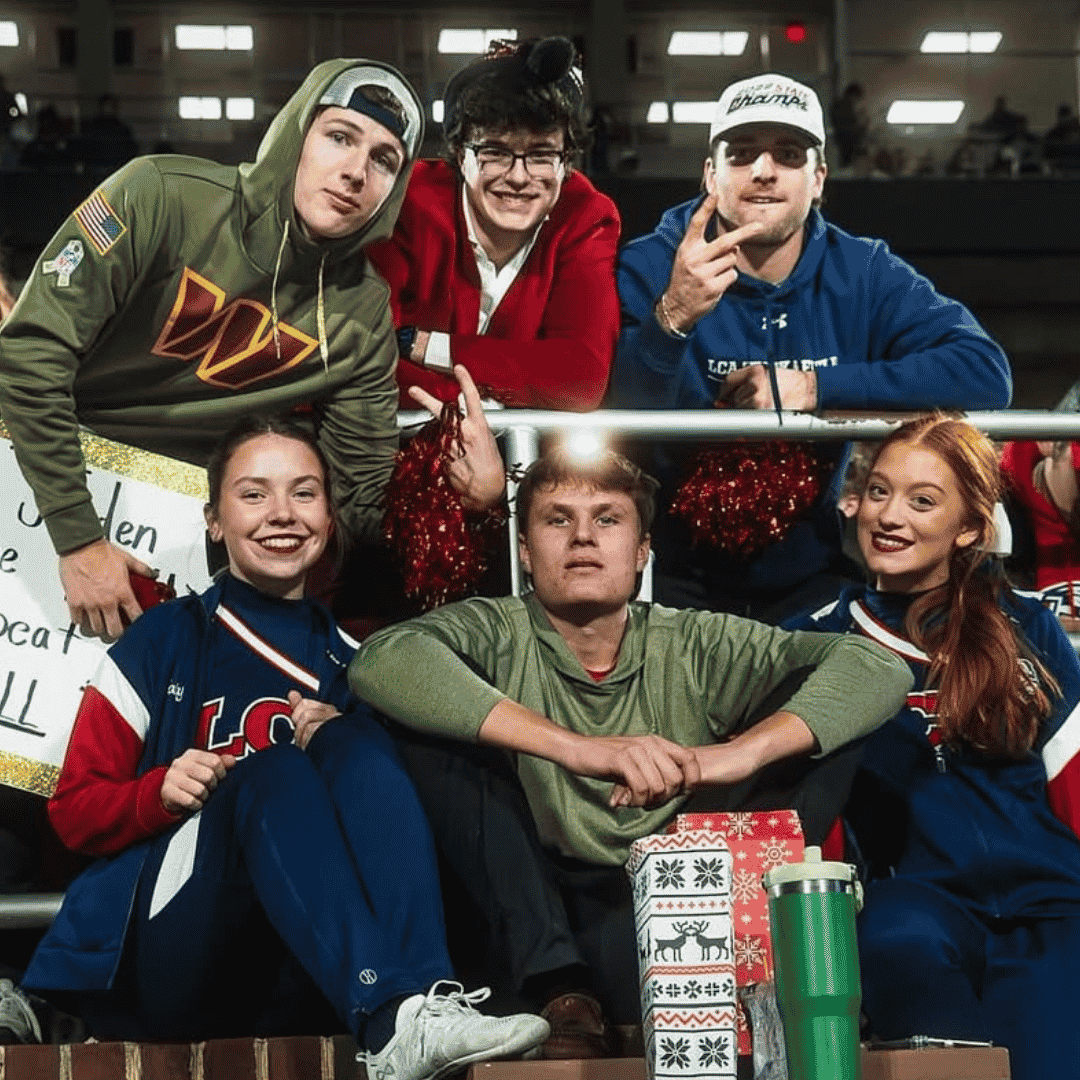 LCA students dressed up for game day