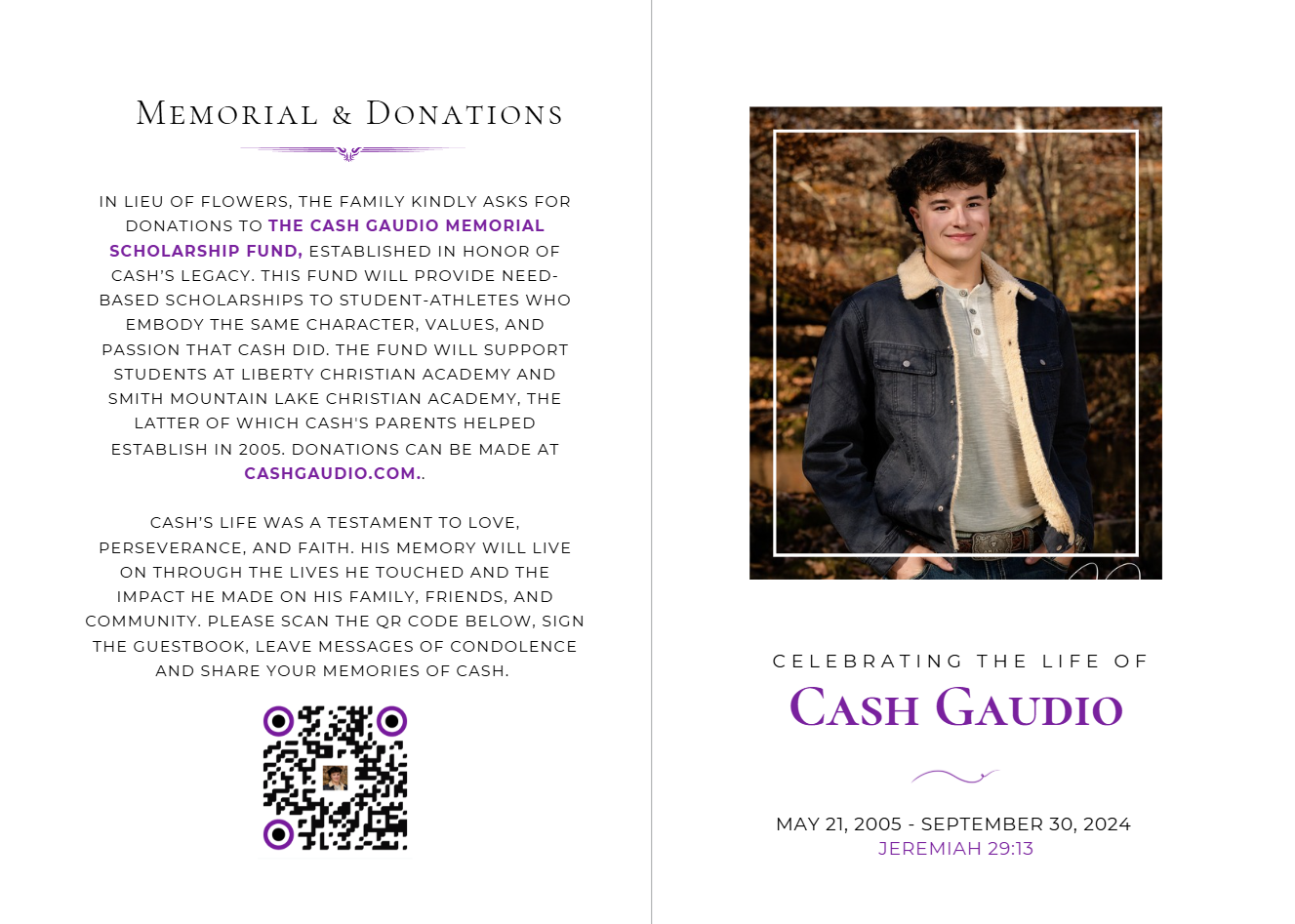 Memorial Program Page 1