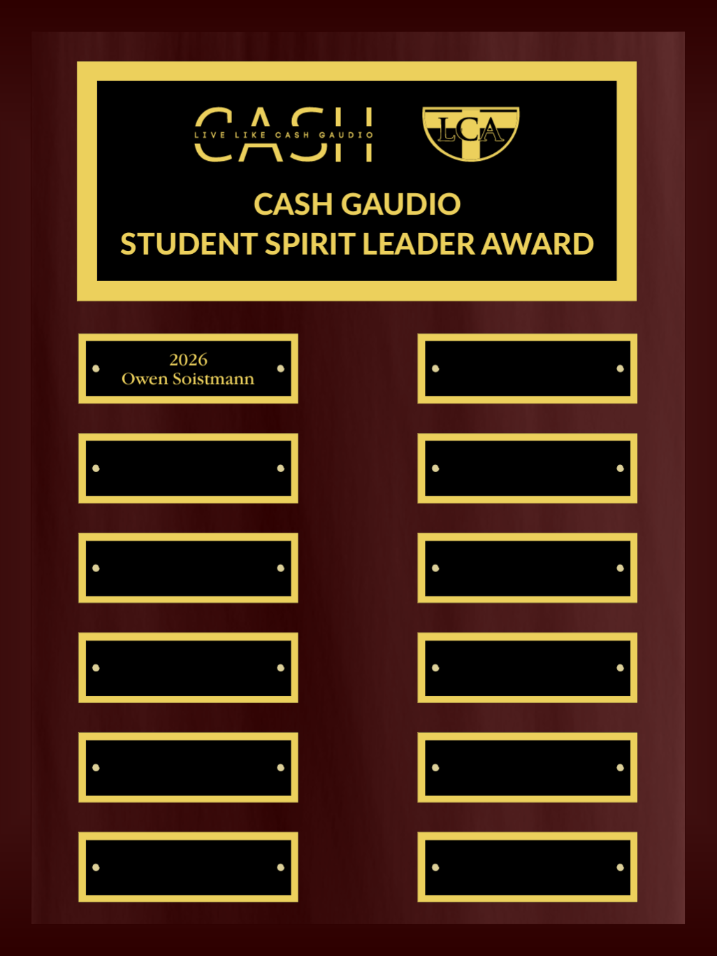 Cash Gaudio Award 3