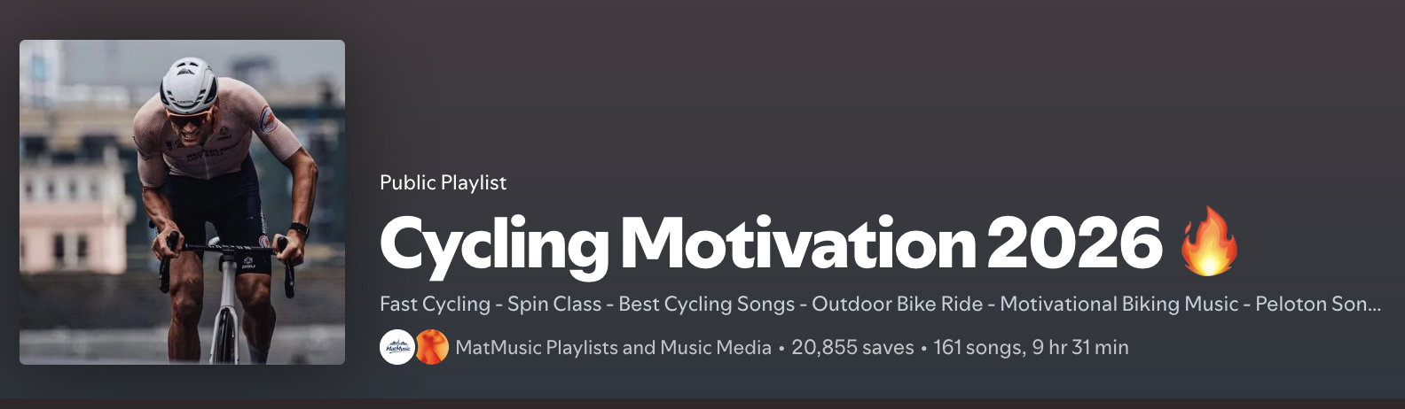 Cycling Motivation 2026 🔥 — Spotify playlist placement