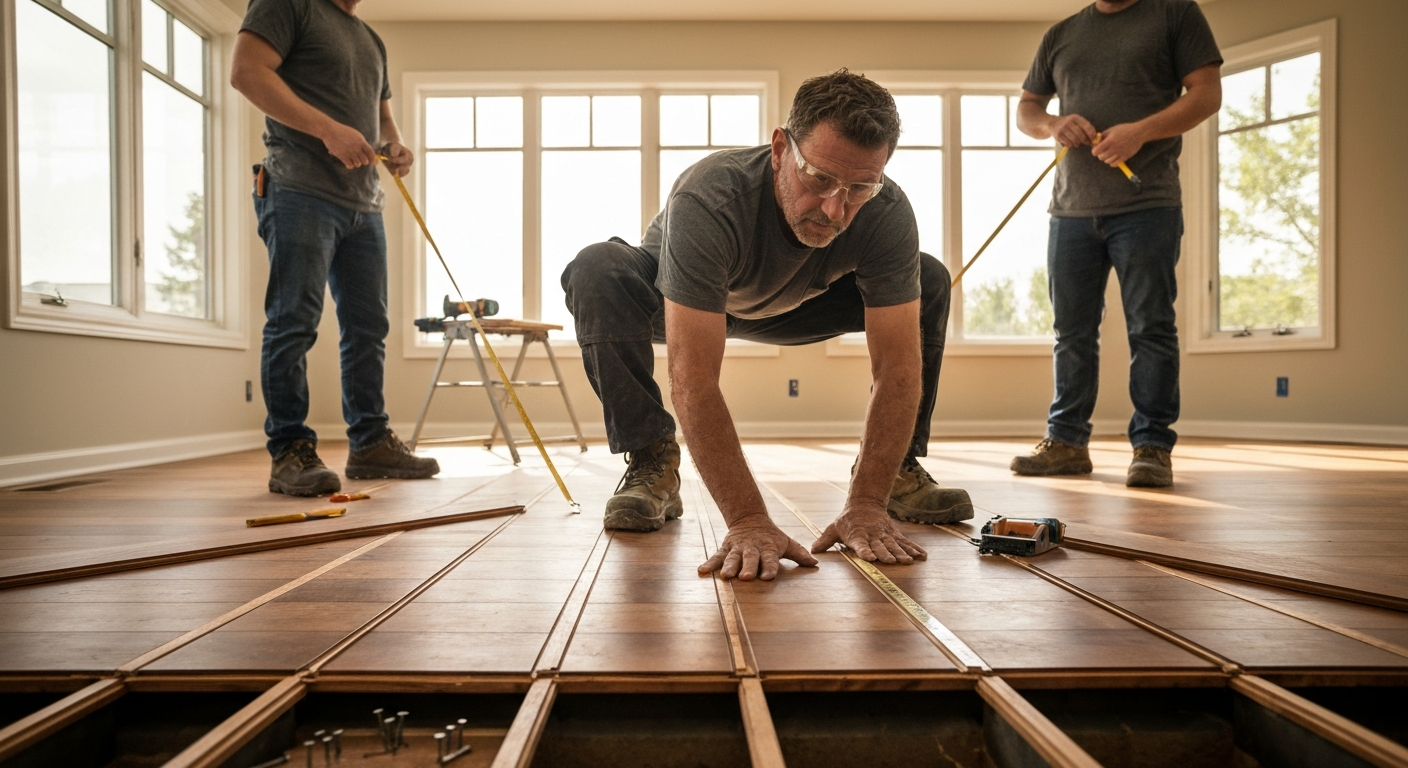Flooring contractor booking system