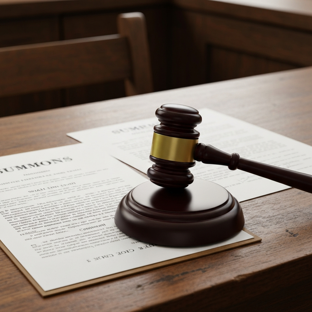 Gavel and legal documents representing civil litigation in Ontario