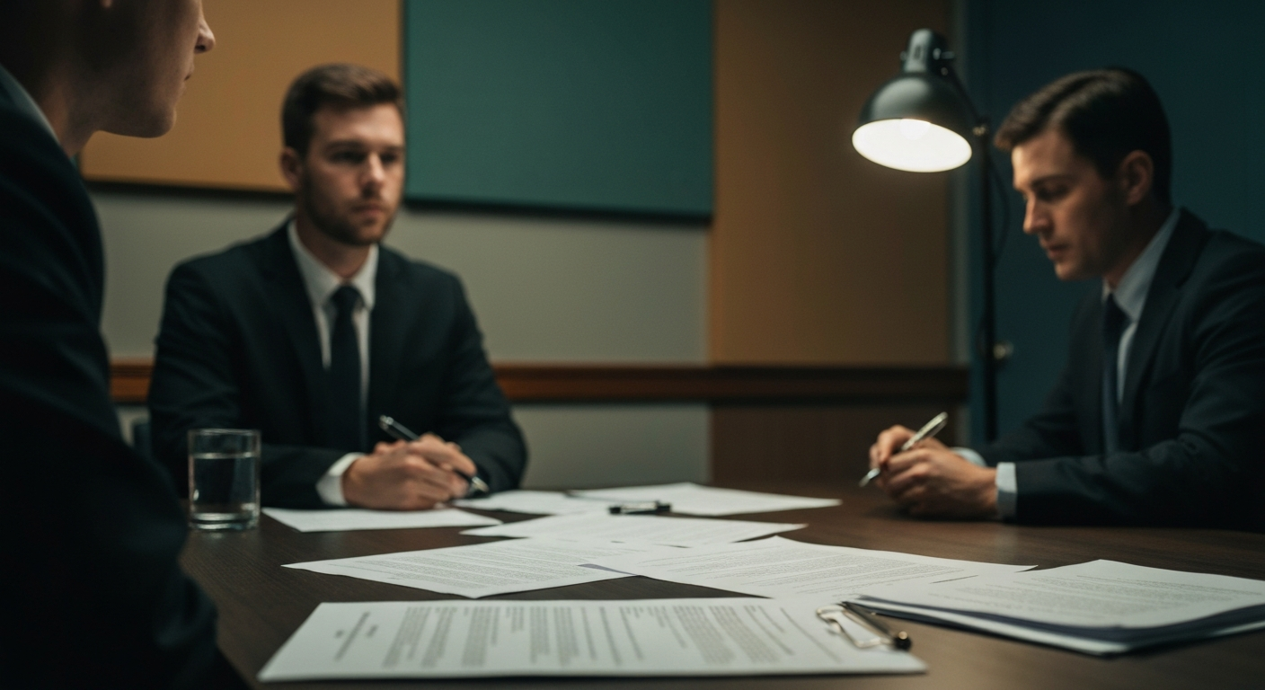 Person speaking with a criminal defence lawyer in Ontario after being charged