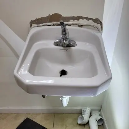 Sink repair