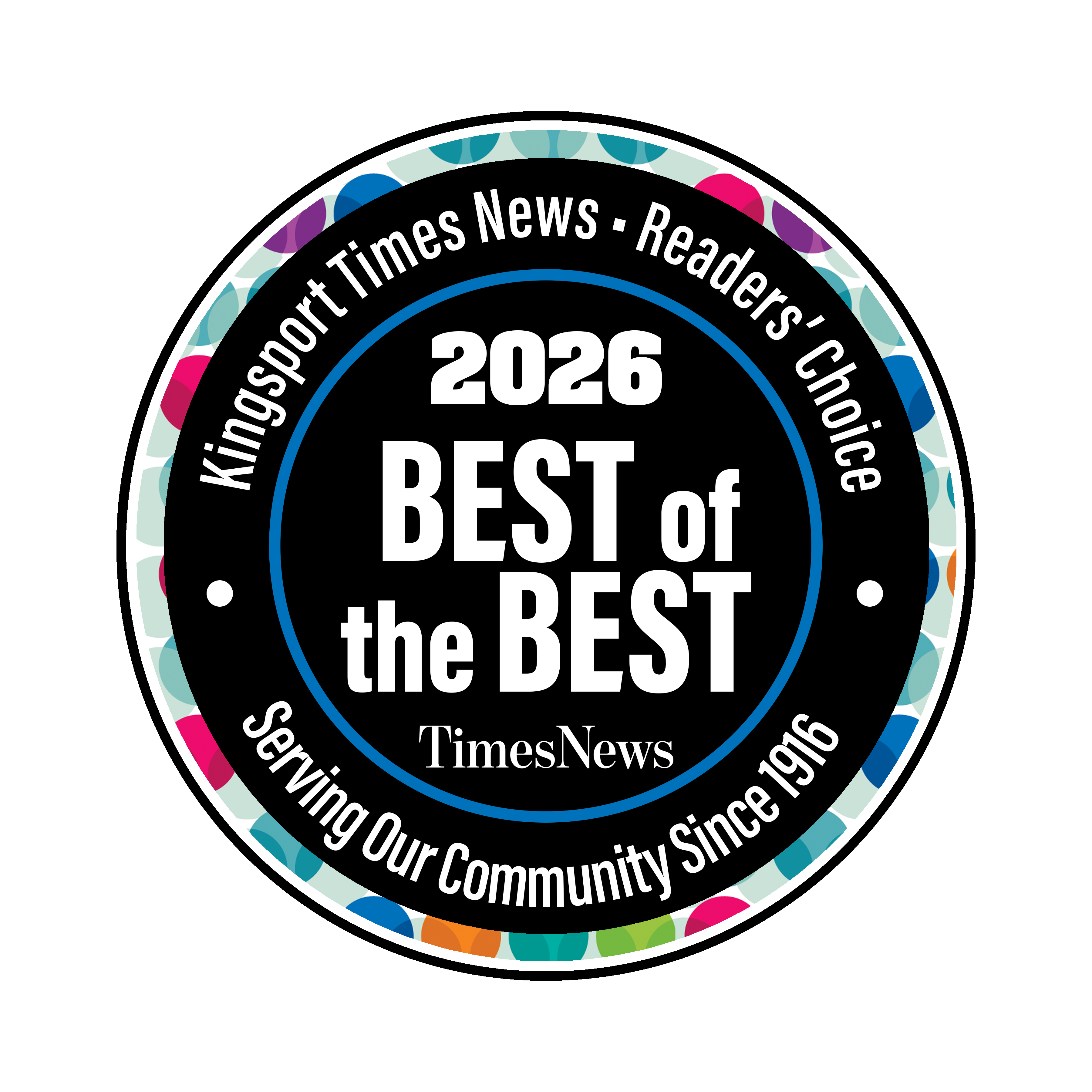 Kingsport Times News Readers' Choice 2026 Best of the Best Award