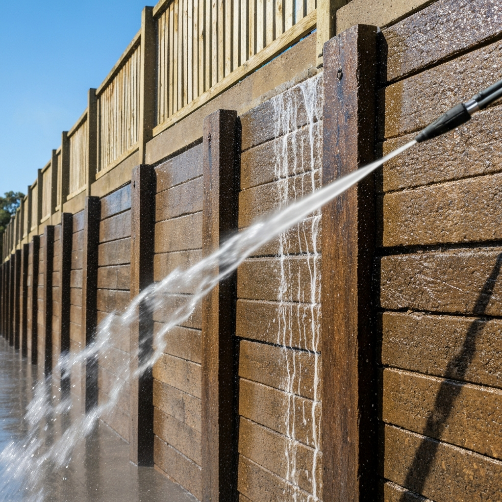 Fence & Retaining Wall Cleaning