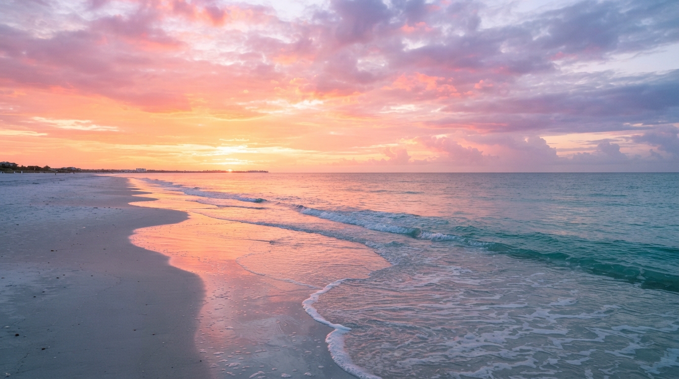 Florida beach at sunrise