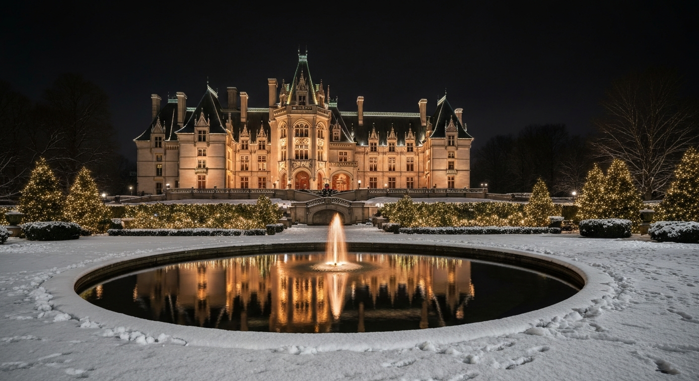 Biltmore Estate Christmas night