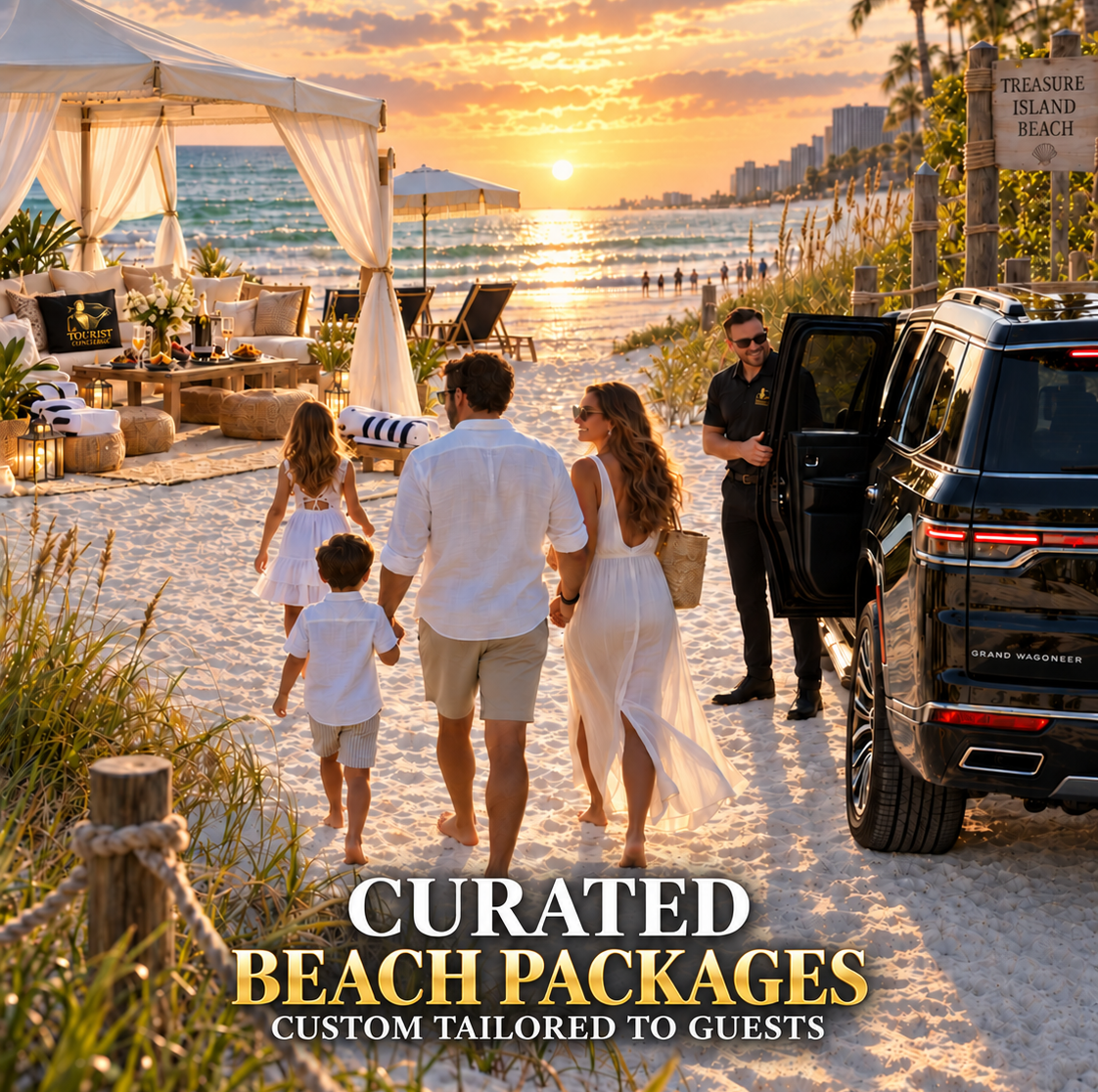 Curated Beach Packages and Concierge Experience