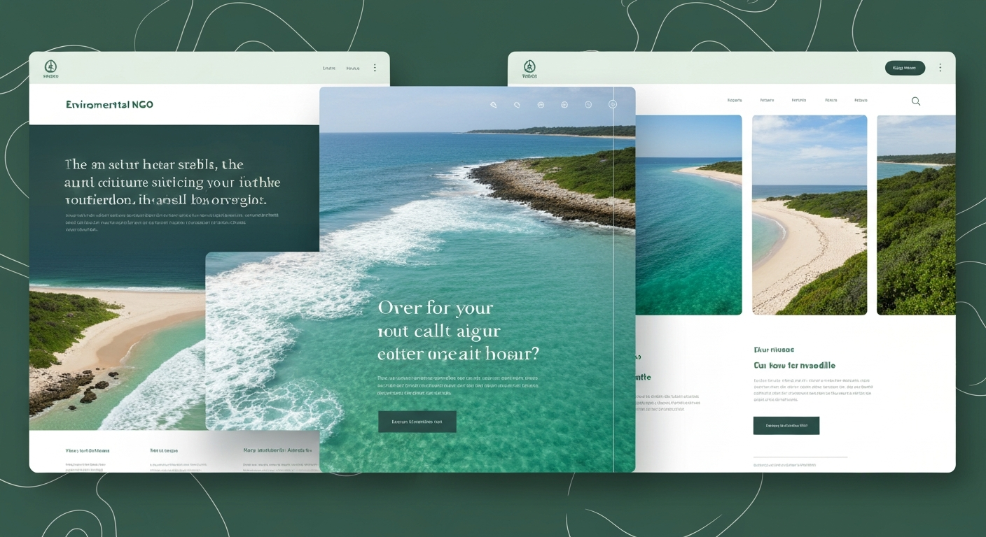 GreenEarth Initiative Full Website Design by Pinnacle Spherix