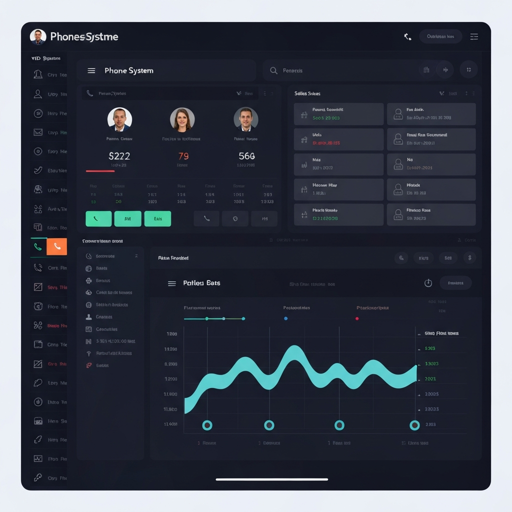 EchoDesk VoIP phone system dashboard