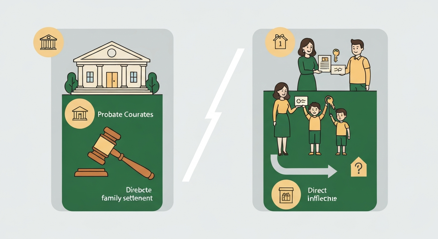 Probate vs Protection Plan Flowchart