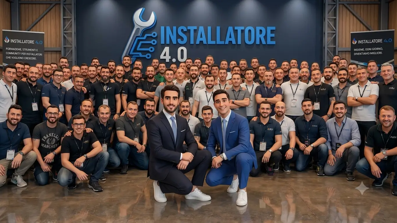 Installatori al lavoro