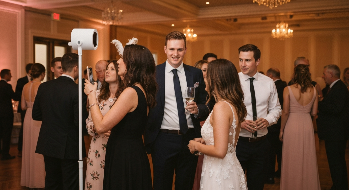 Luxury photo booth setup
