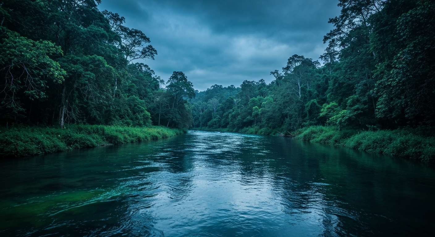 Relaxing River Background