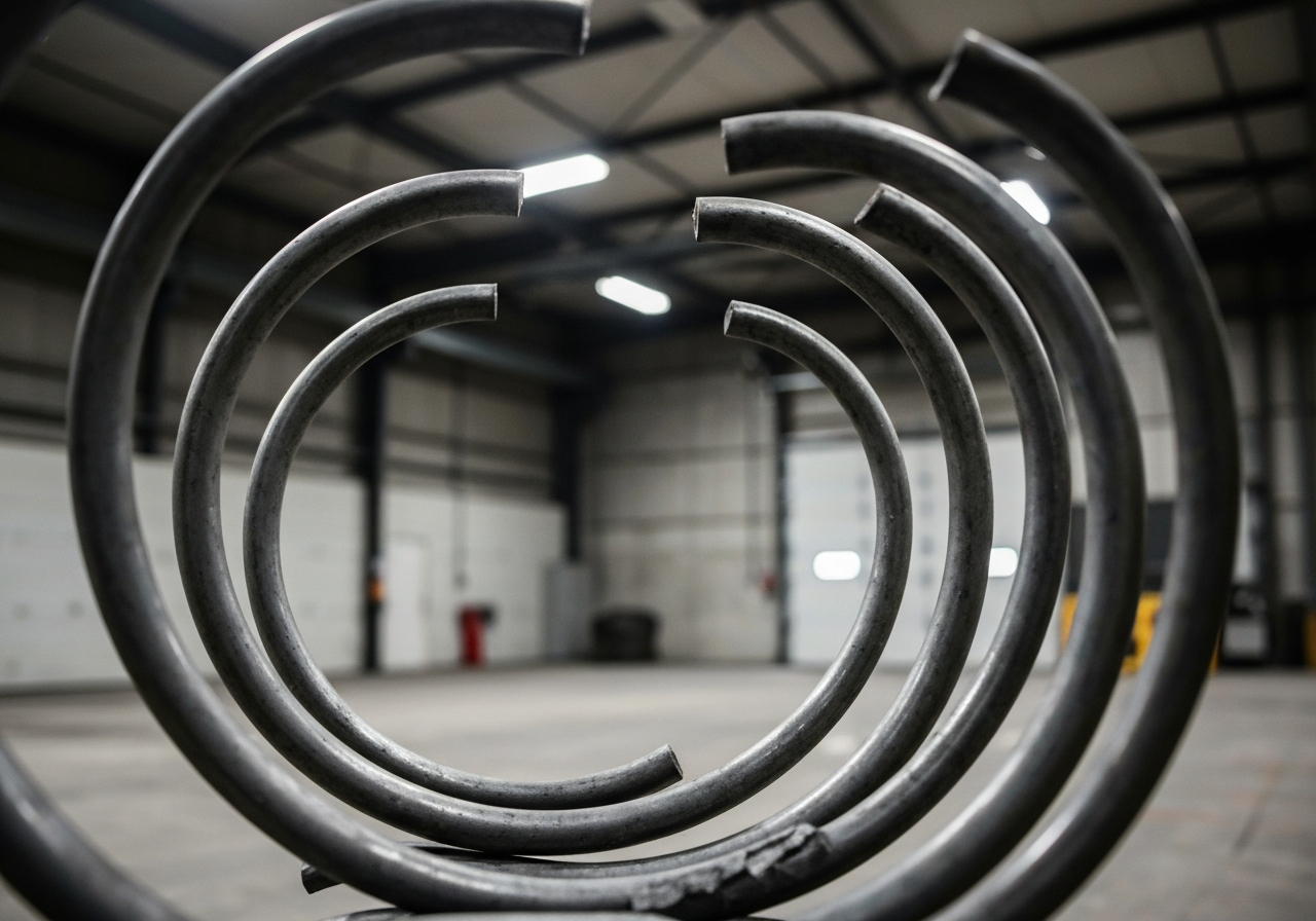 Broken commercial garage door spring