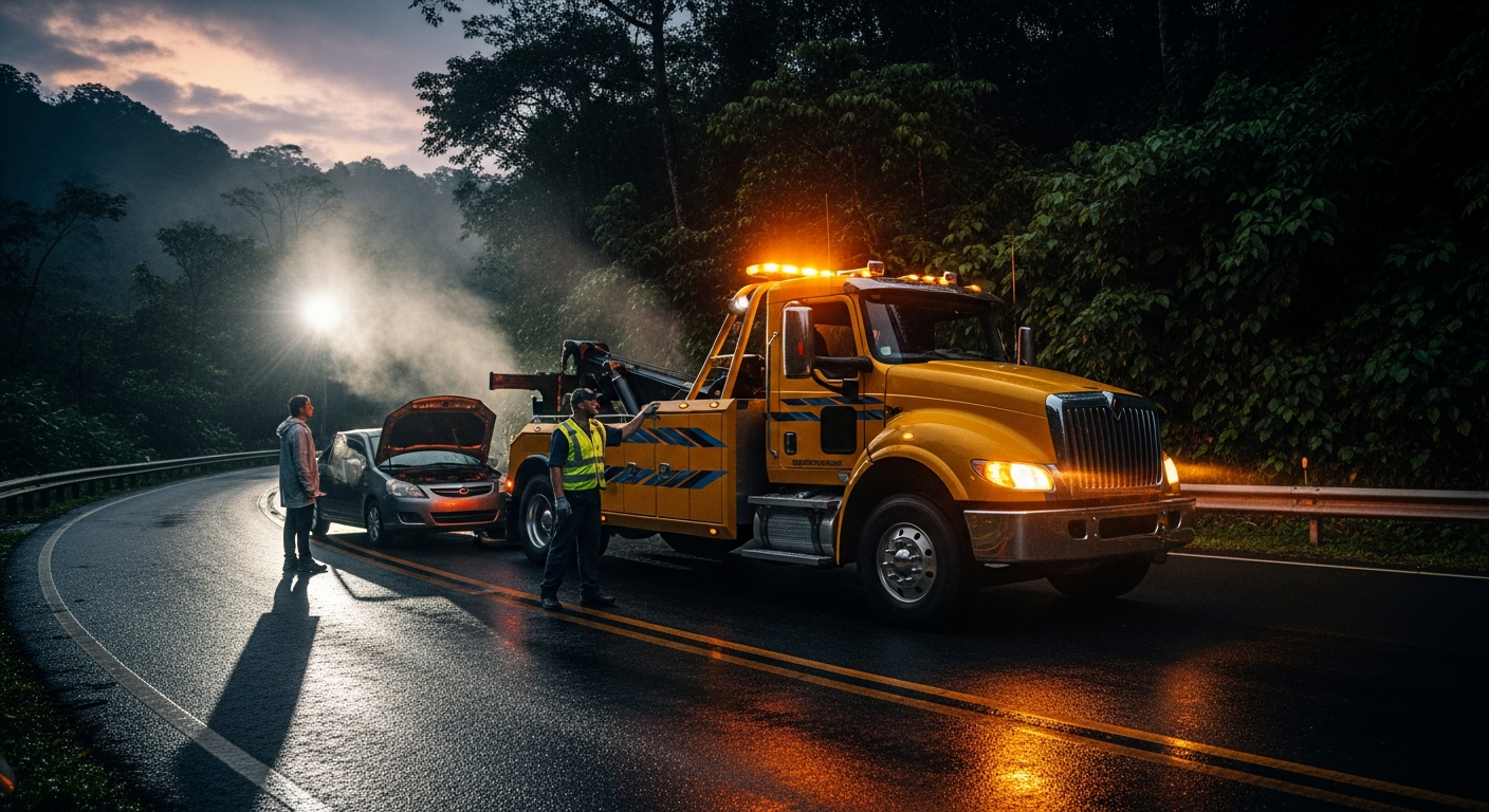 Tow truck background
