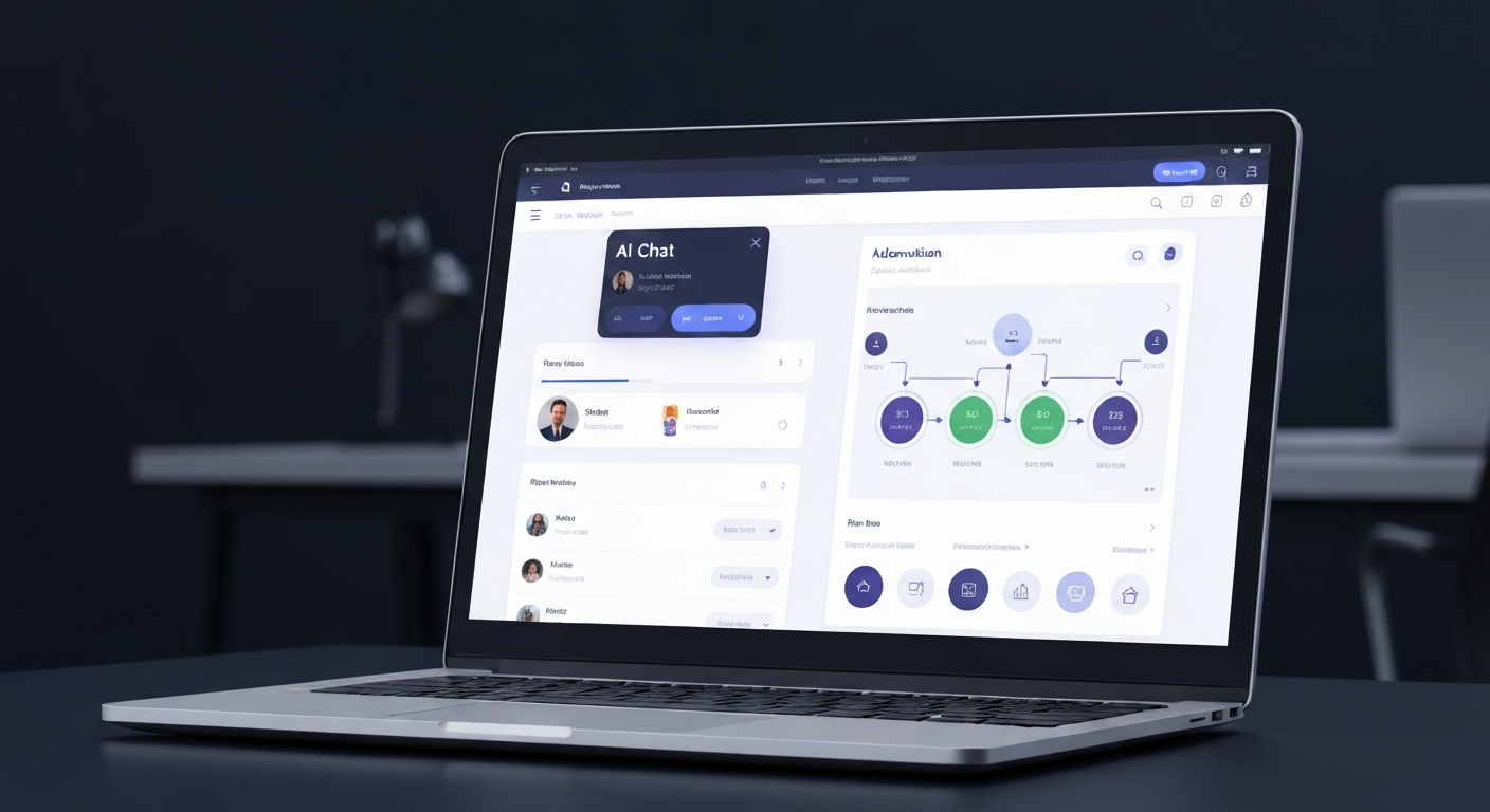Intelligent Automation Dashboard Mockup