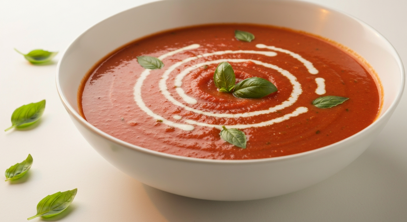 Creamy (Dairy-Free) Tomato Basil Soup