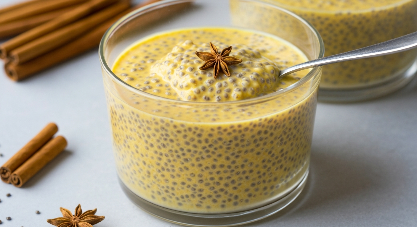 Anti-Inflammatory Golden Milk Chia Pudding