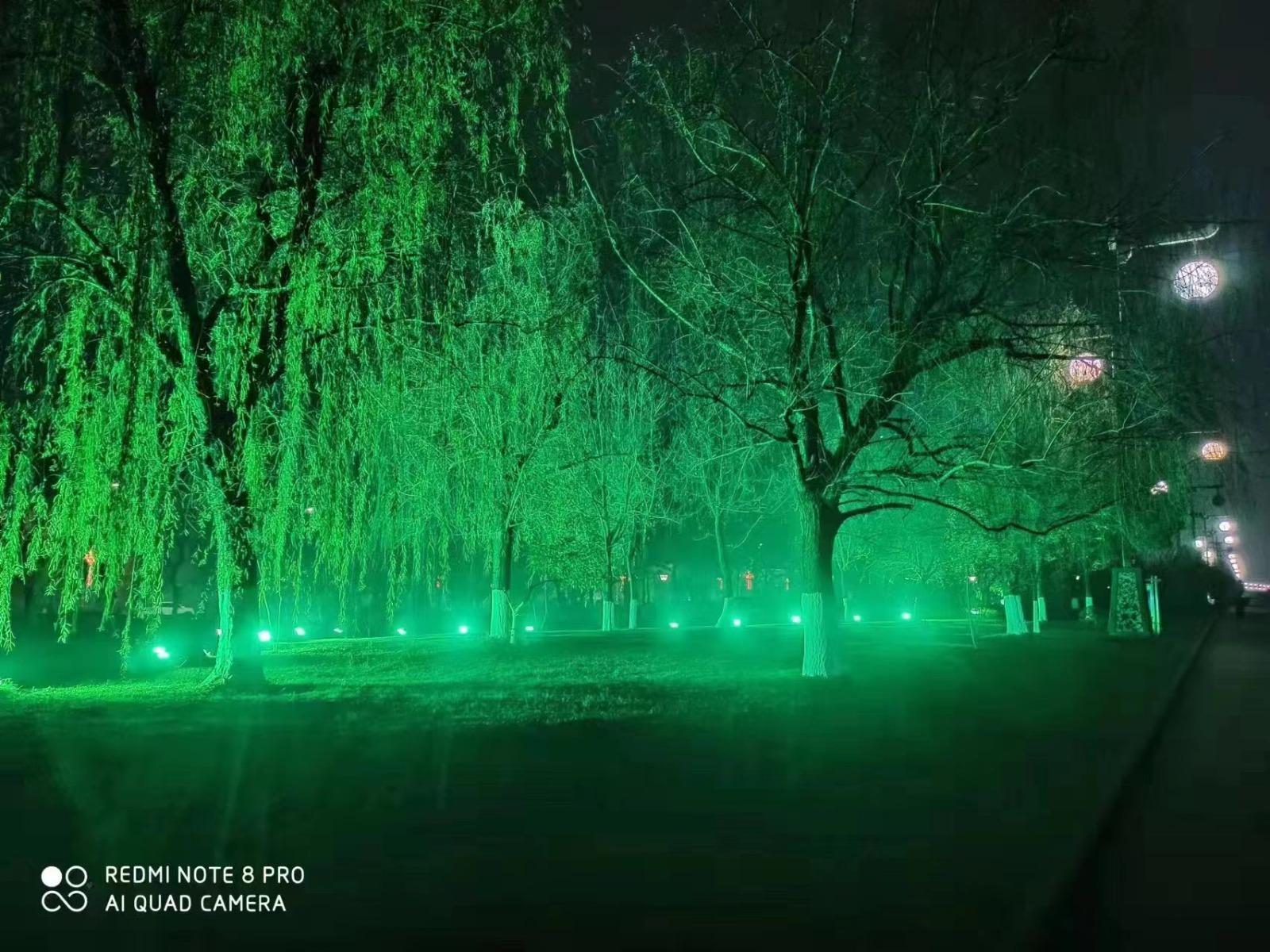 Floodlight park lighting