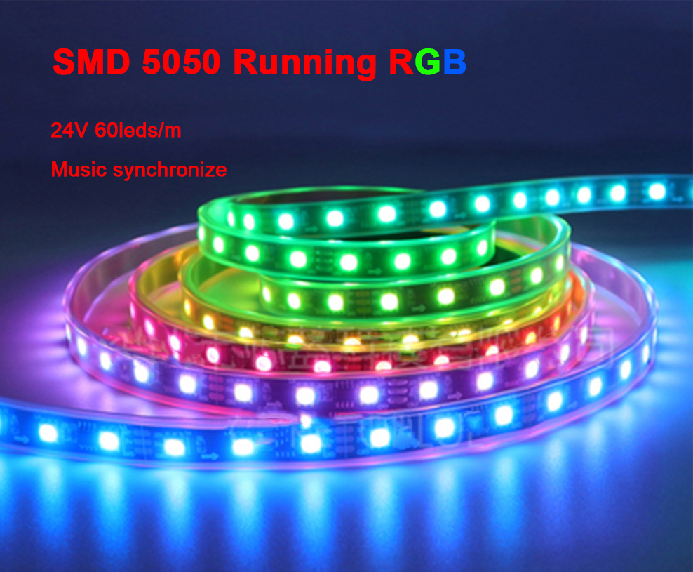 SMD 5050 Running RGB Led Strip 1