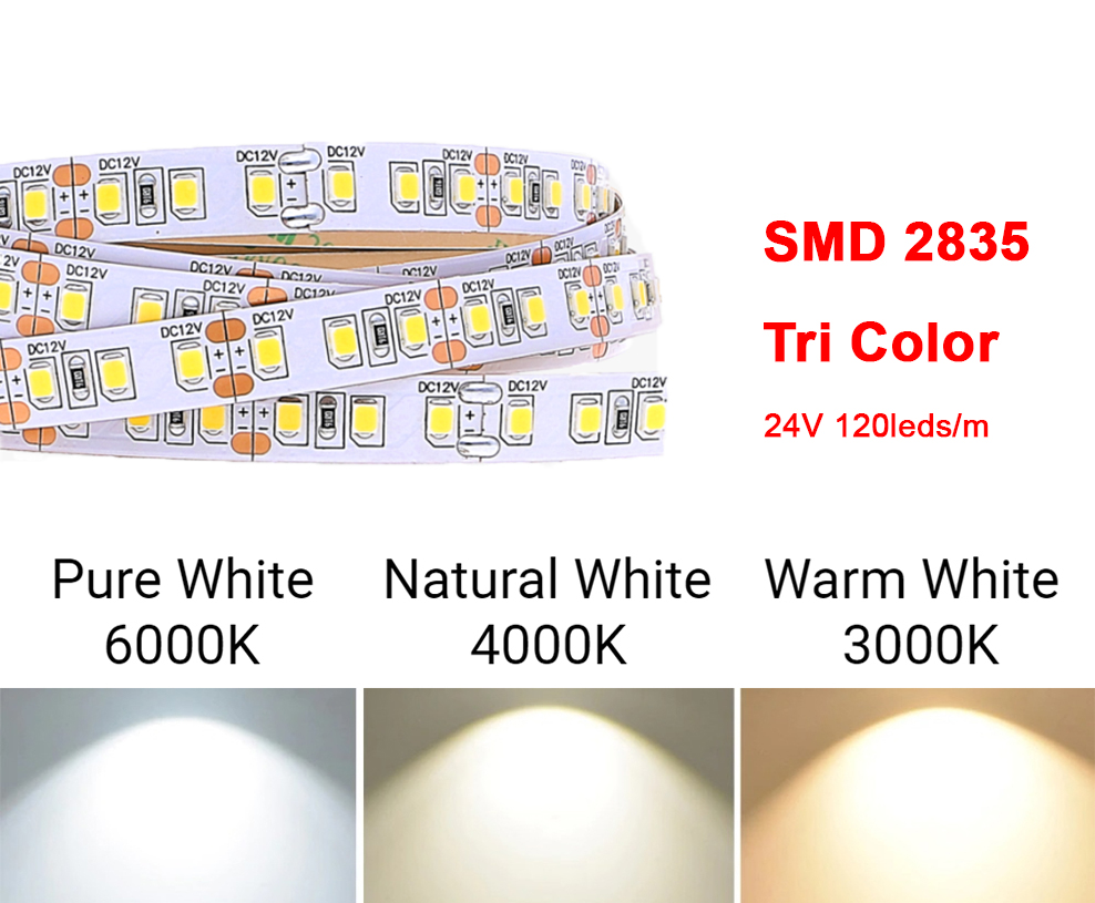 SMD 2835 Tri Color Led Strip 1