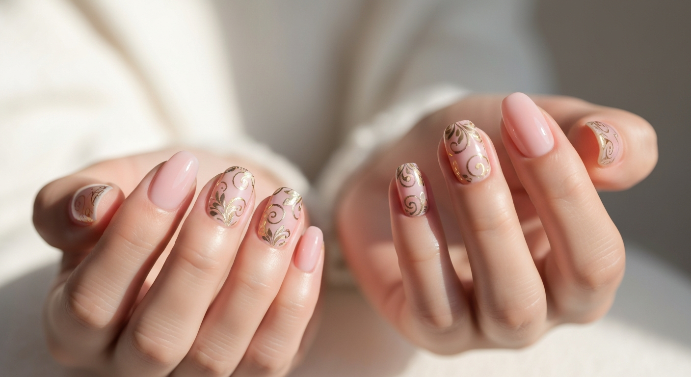 Elegant Bridal Nails