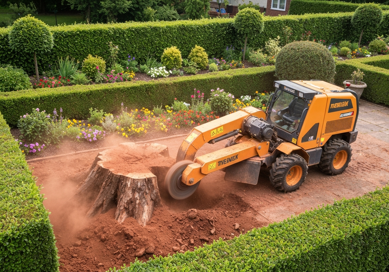 Stump grinding machine