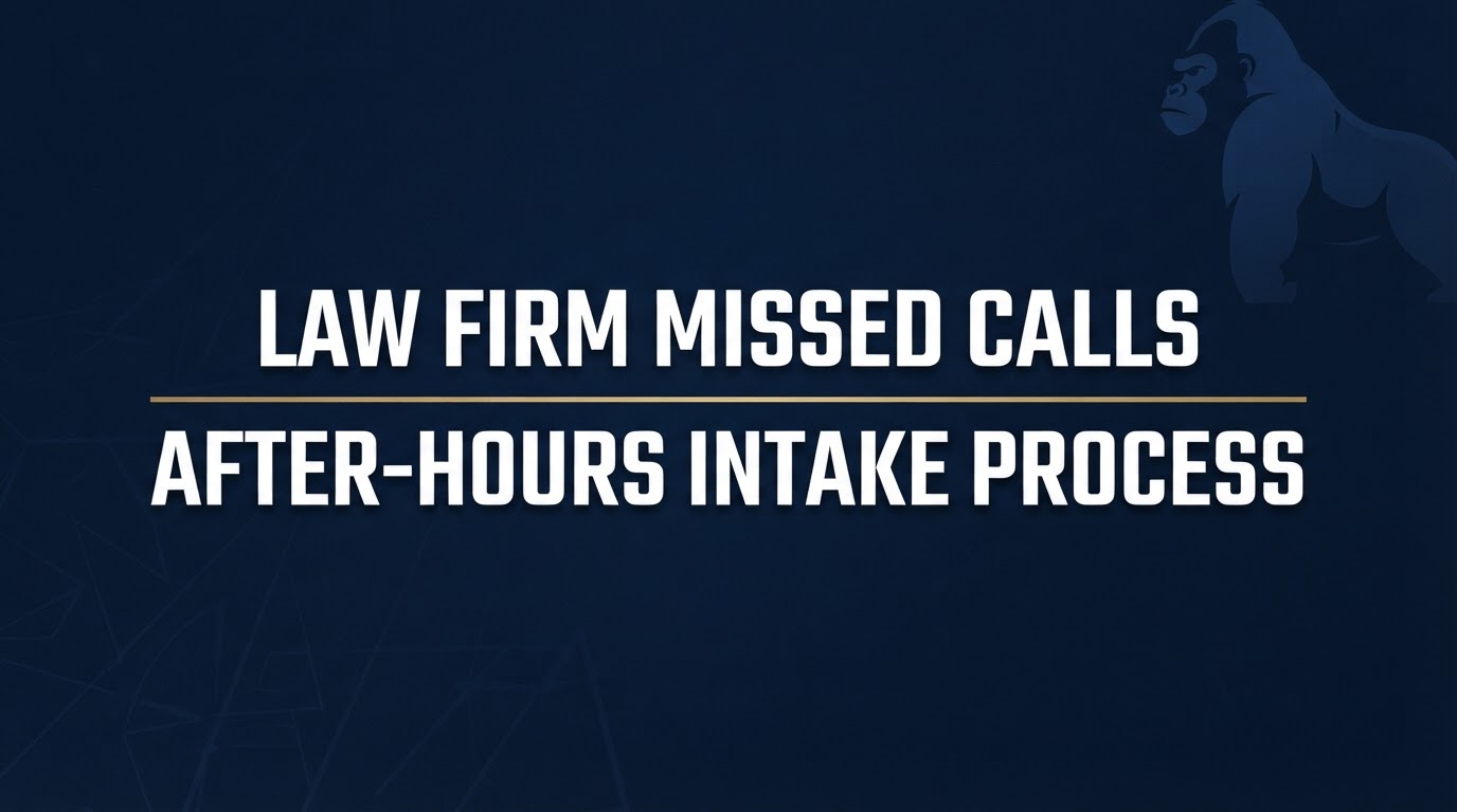 How Law Firms Should Handle Missed Calls and After-Hours Inquiries