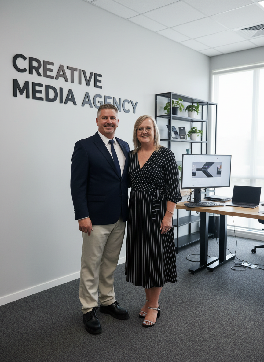 Yvette & Eugene Pretorius — Co-Founders of Creative Media Agency