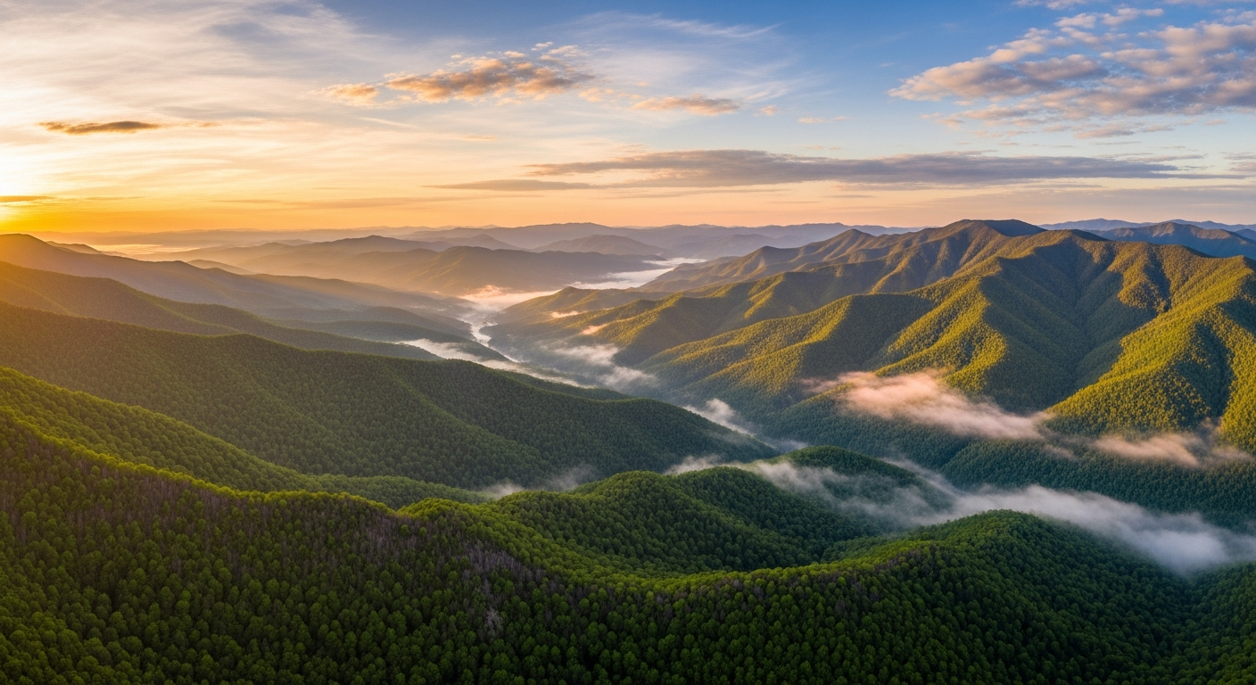 Great Smoky Mountains panoramic view