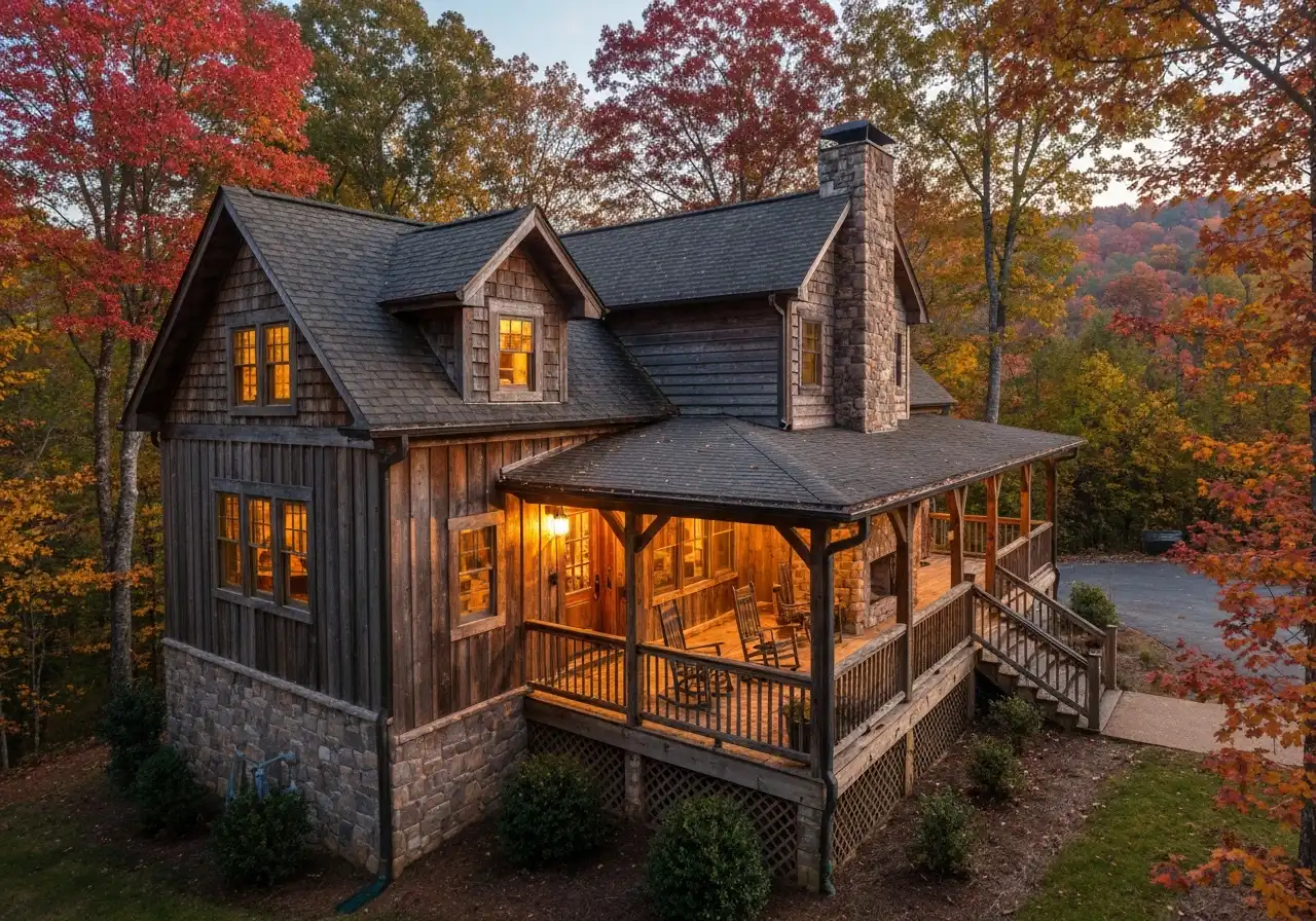 Mountain cabin home in the Smokies