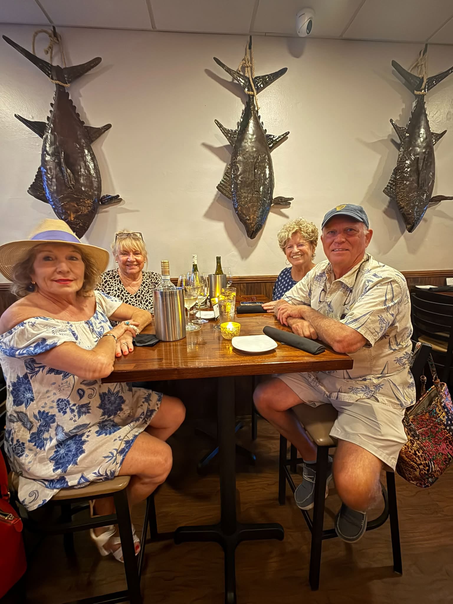 Friends gathering at The Gafford