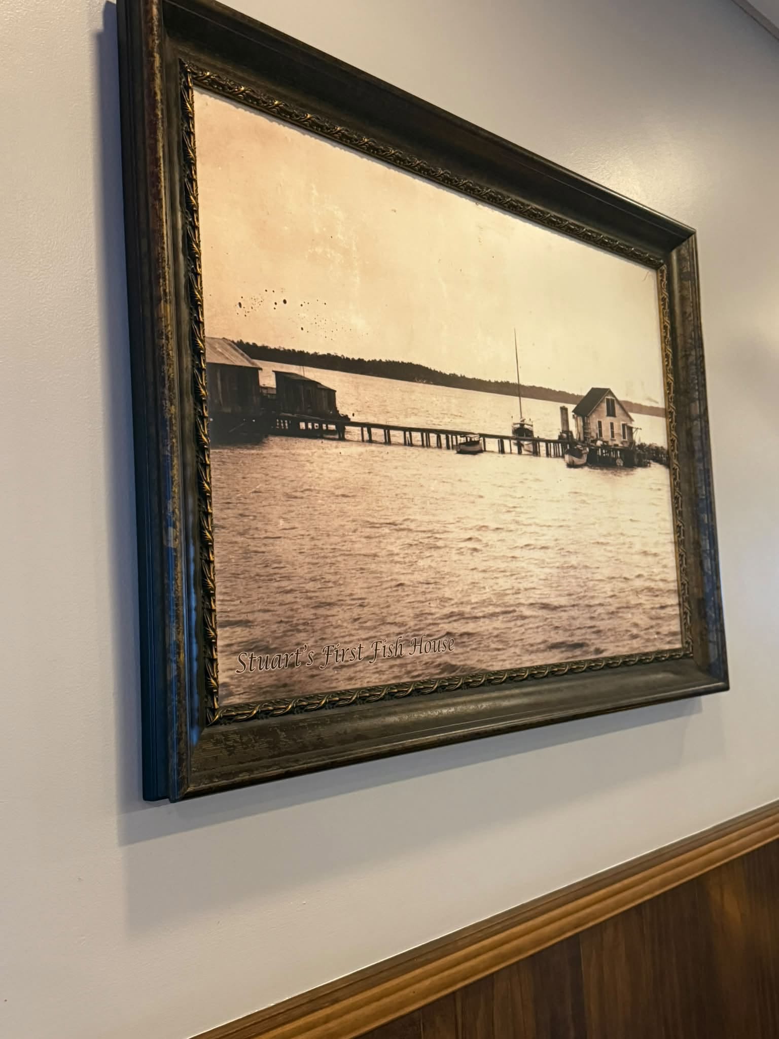 Historic photograph inside The Gafford
