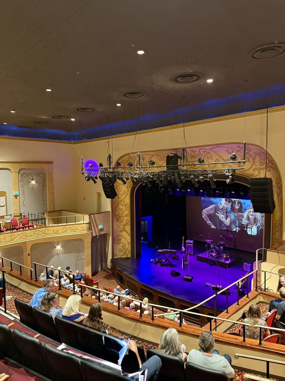 Inside the beautifully restored Lyric Theatre