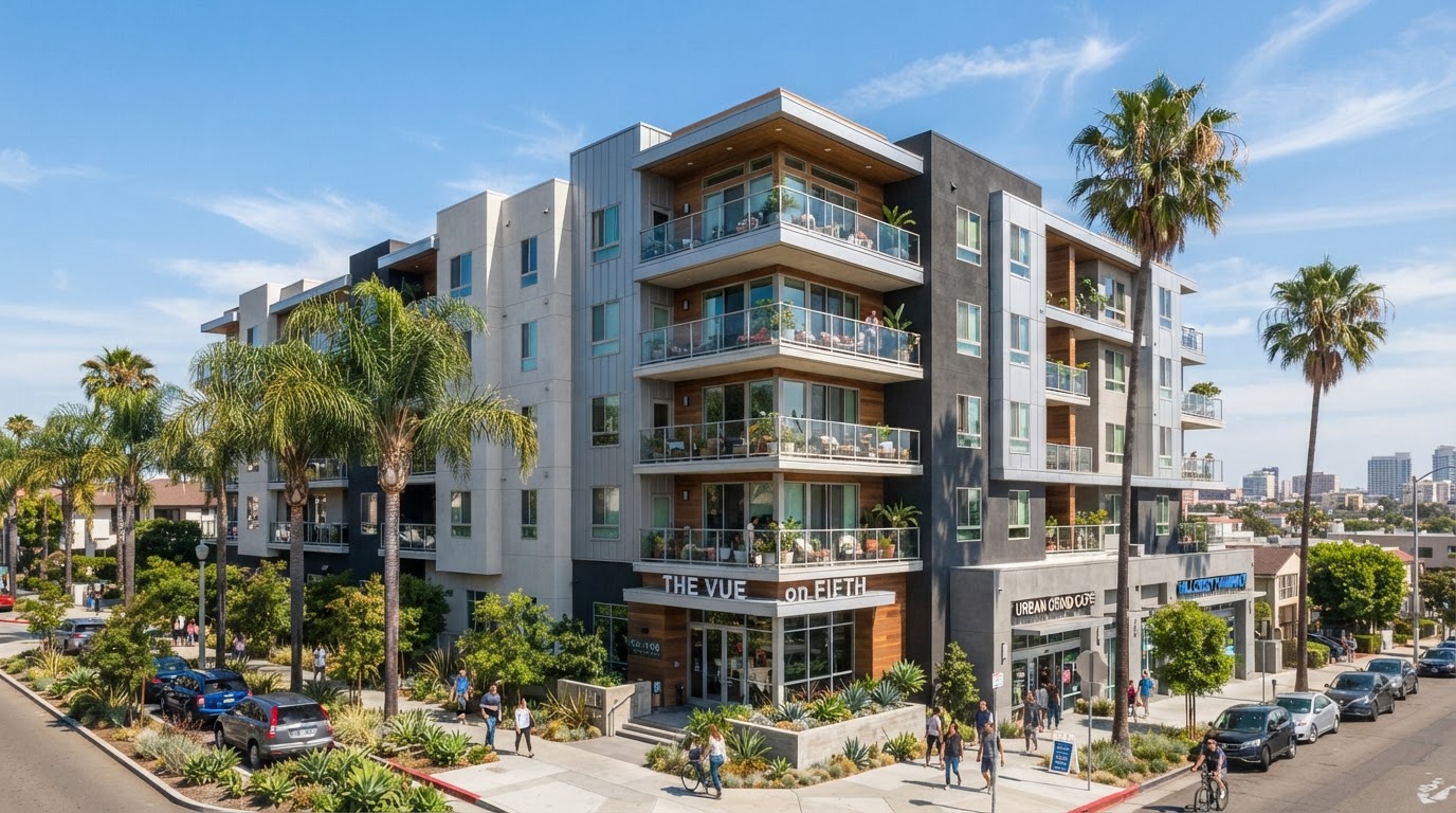 Hillcrest San Diego apartment building acquired by BlackRock