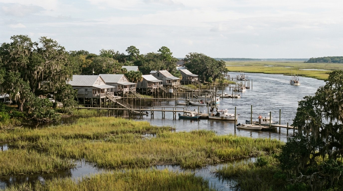Historic Darien Georgia Waterfront