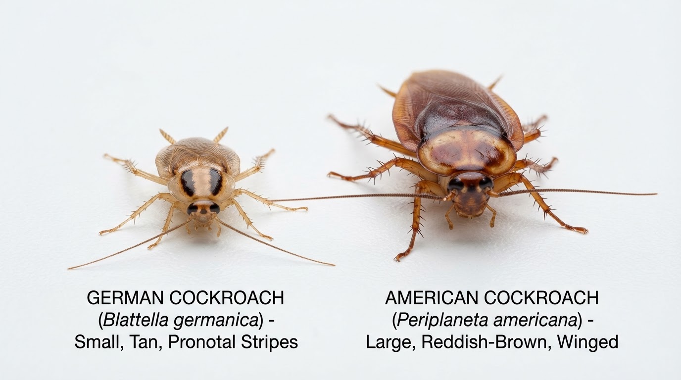 German Roaches vs. Palmetto Bugs: What's the Difference?