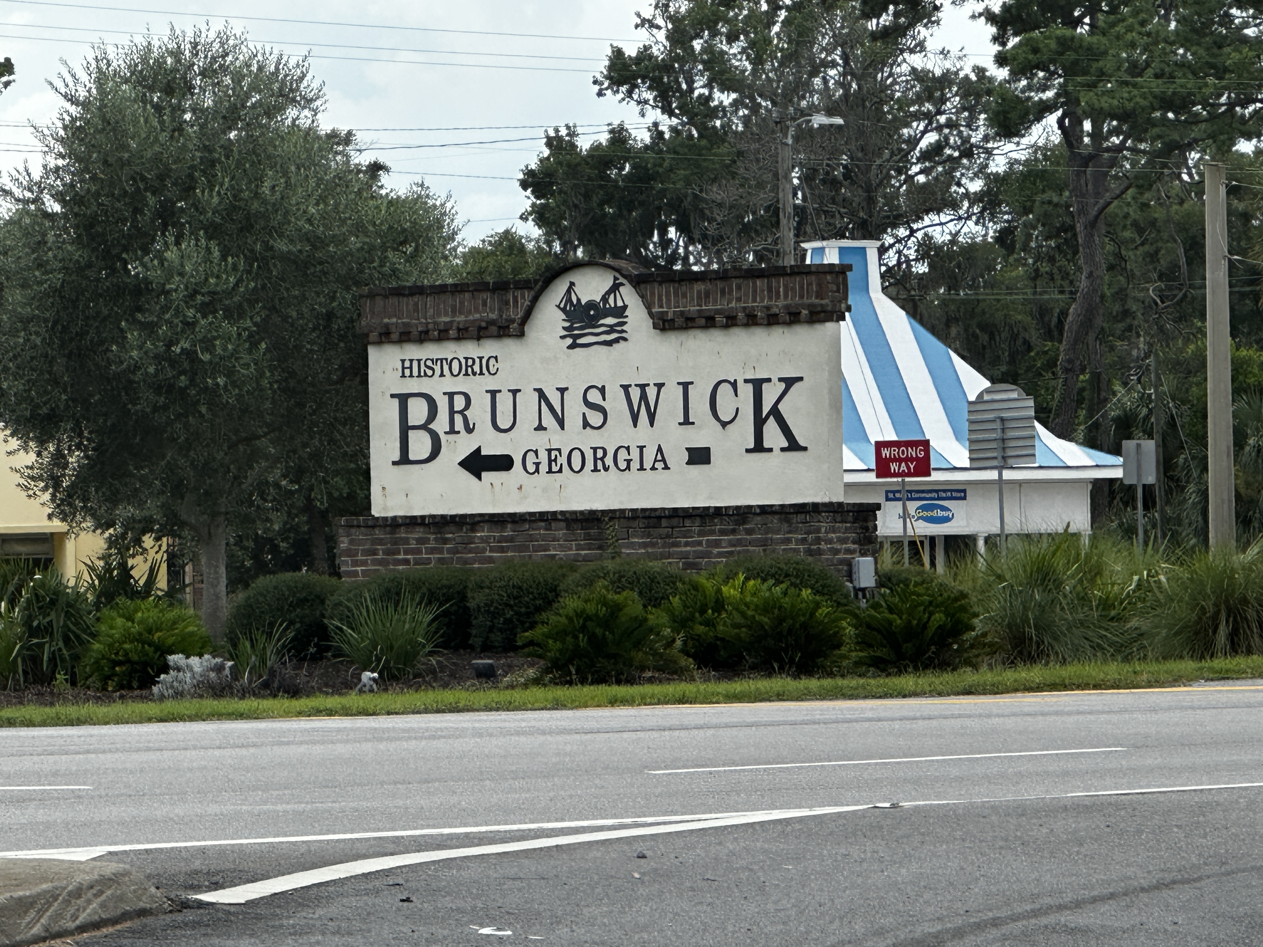 Historic Brunswick Georgia Sign