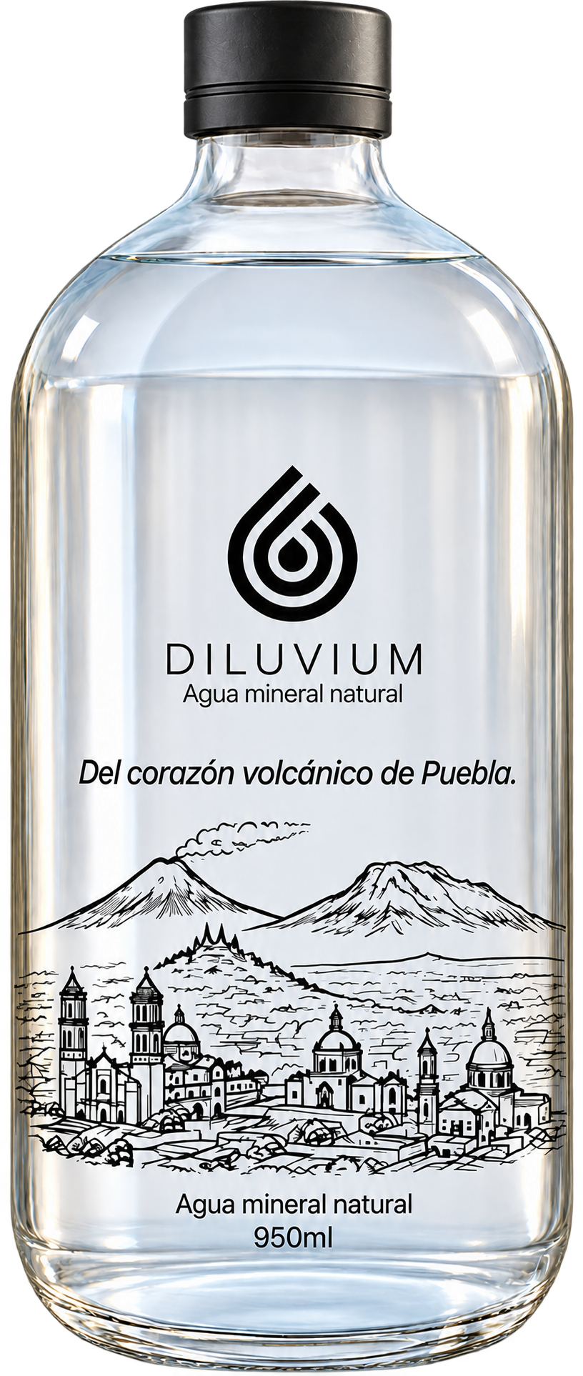 Diluvium - Botella de vidrio 950ml