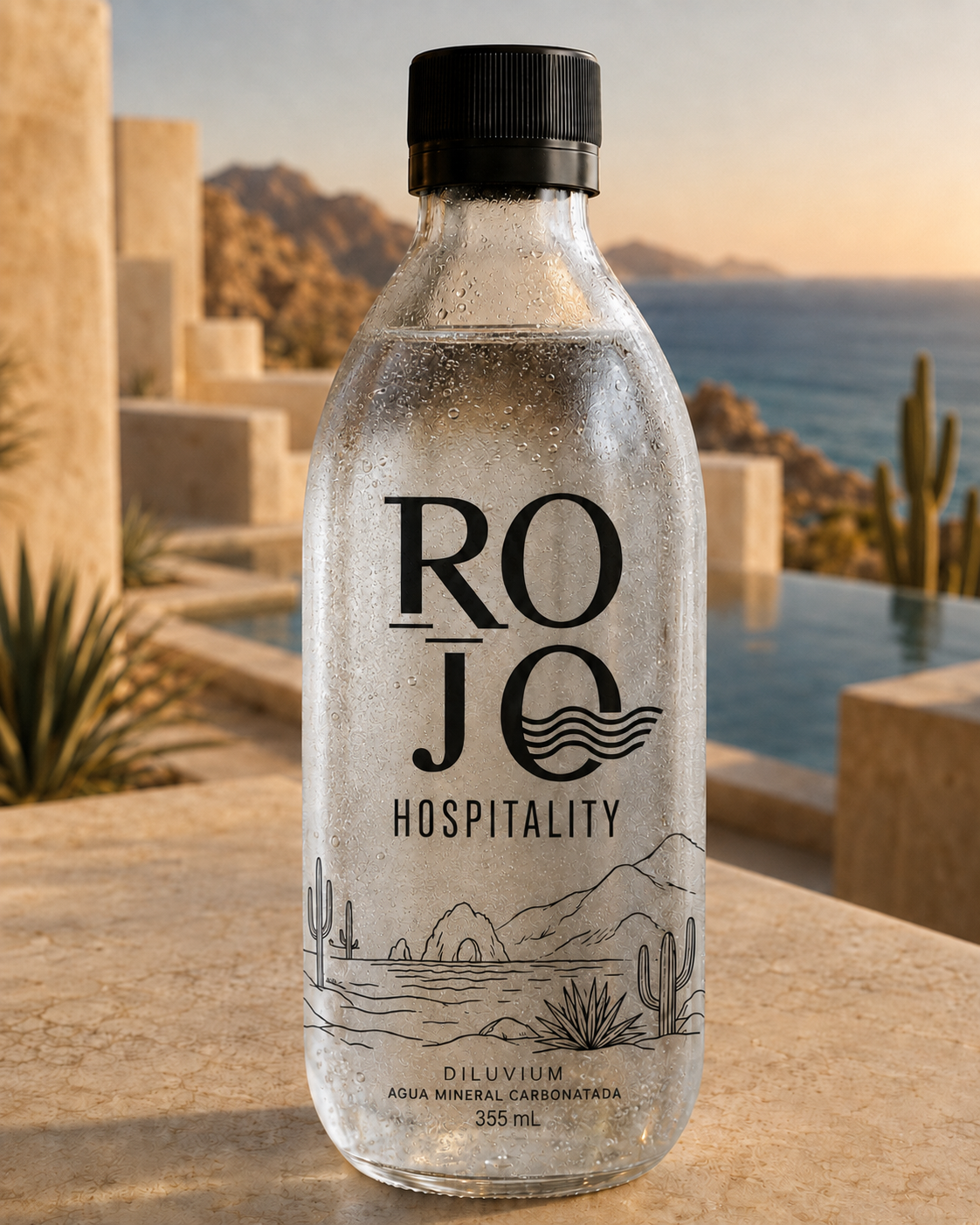 Botella Vidrio Carbonatada Personalizada