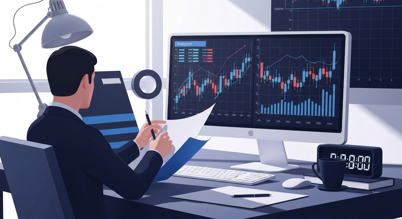 أهمية بناء روتين يومي قبل افتتاح السوق