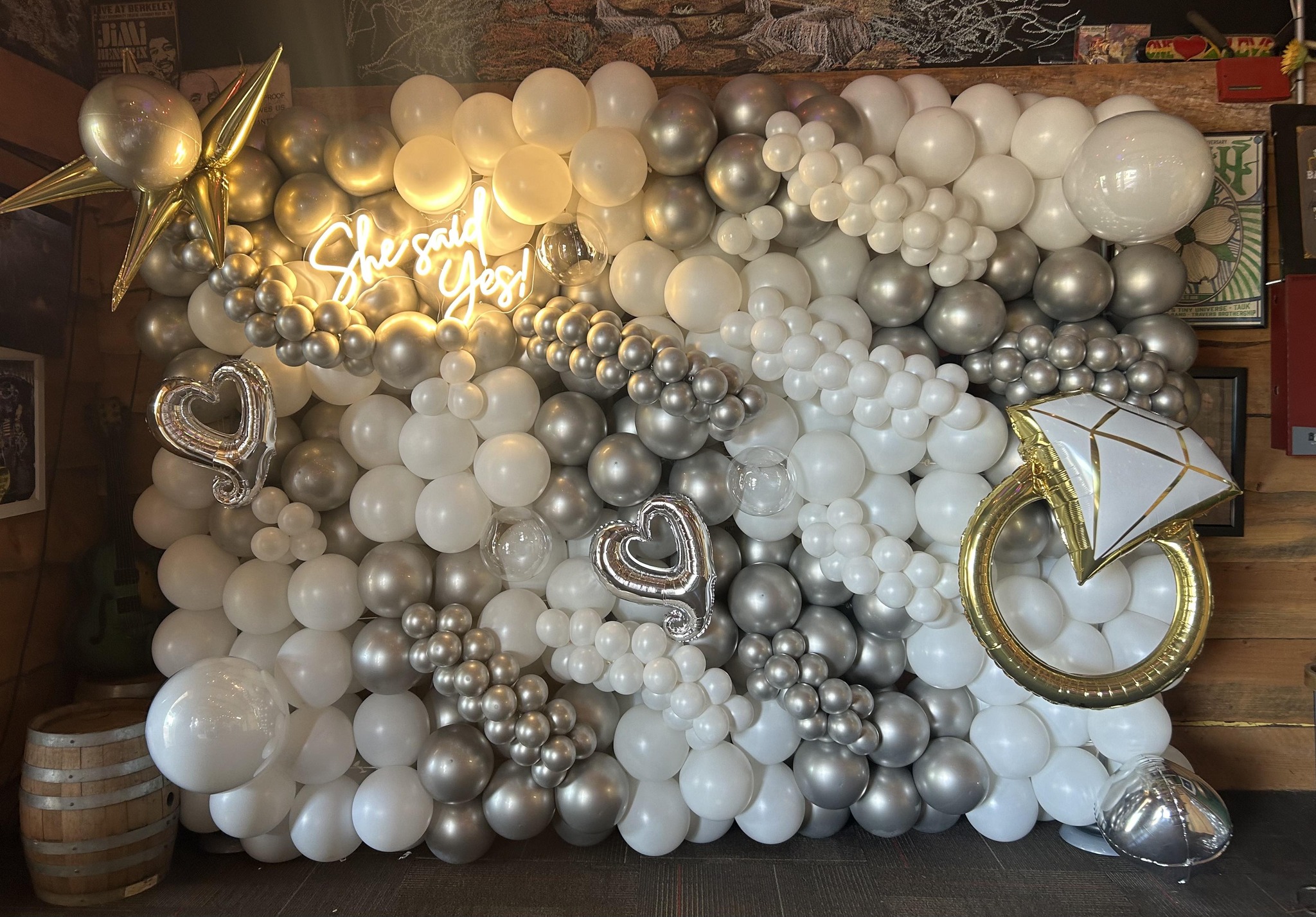Balloon Wall Installation