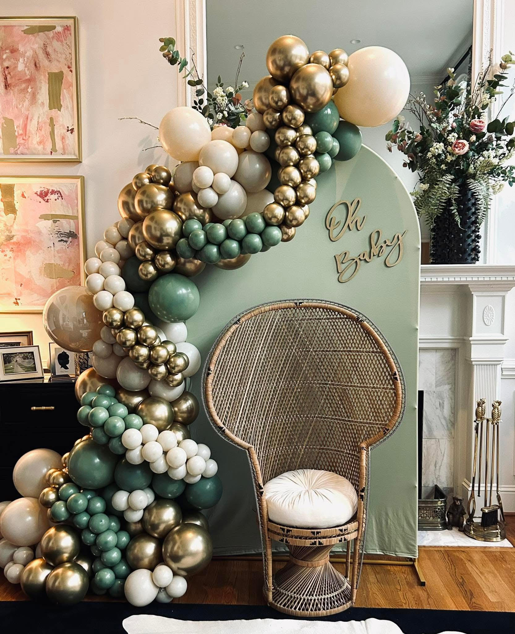 Luxury balloon installation by Balloons by Jessica