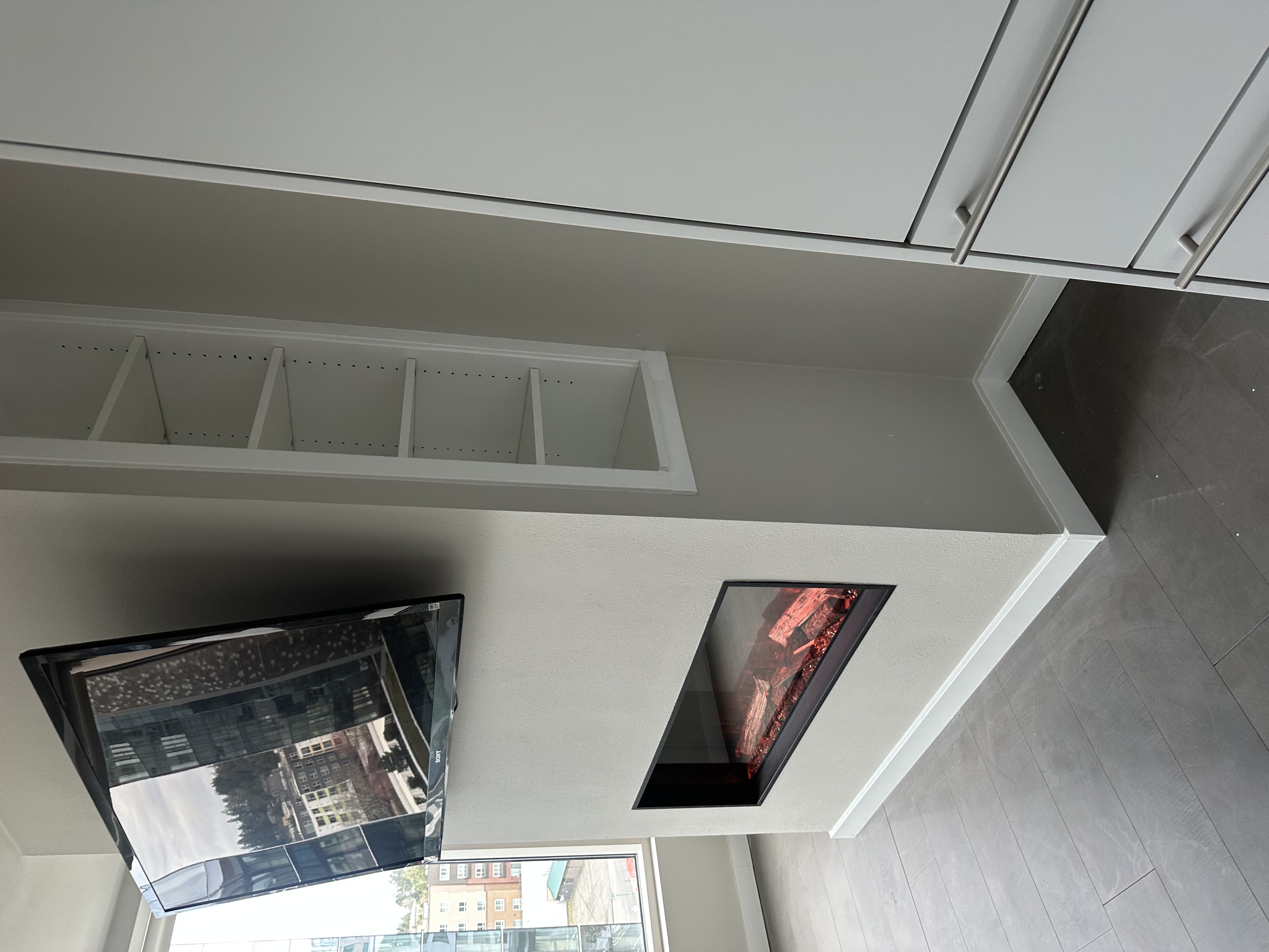 Custom Fireplace & Media Wall Upgrade After