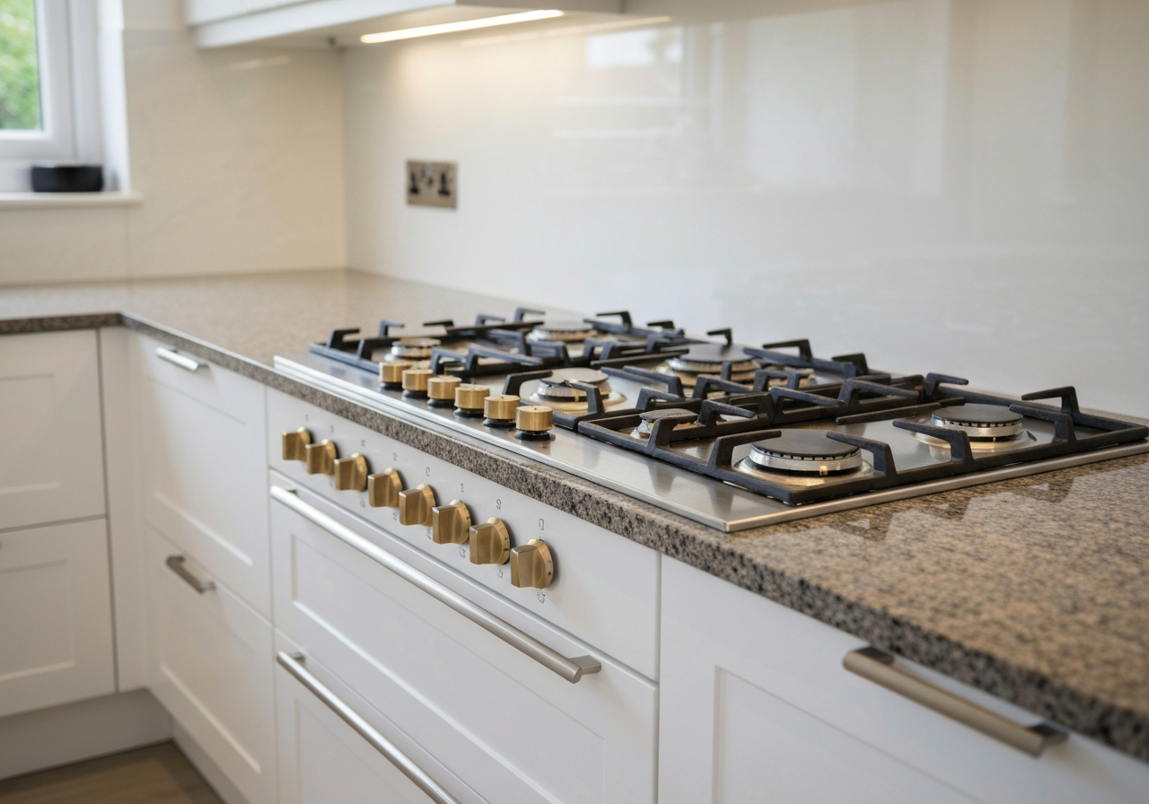 Gas cooker installation