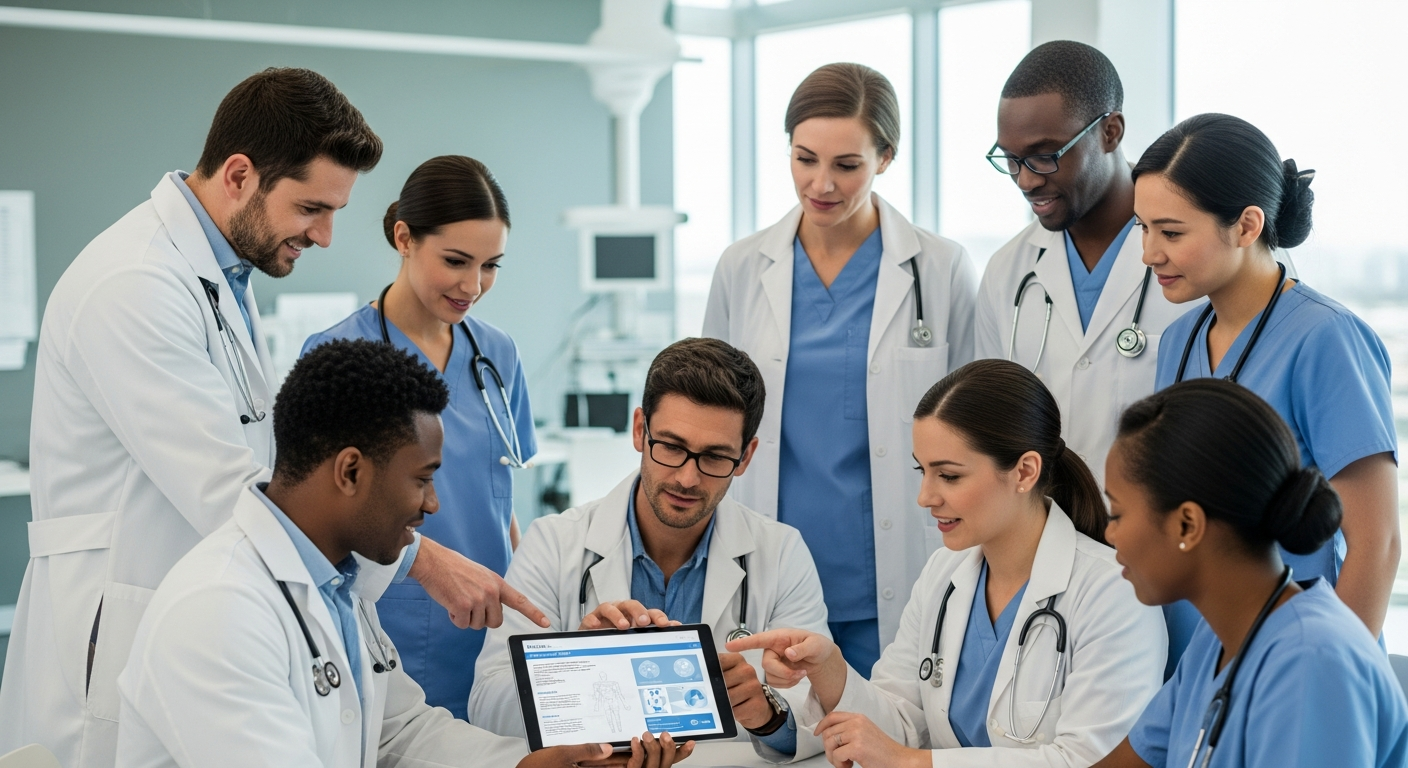 Premium healthcare team
